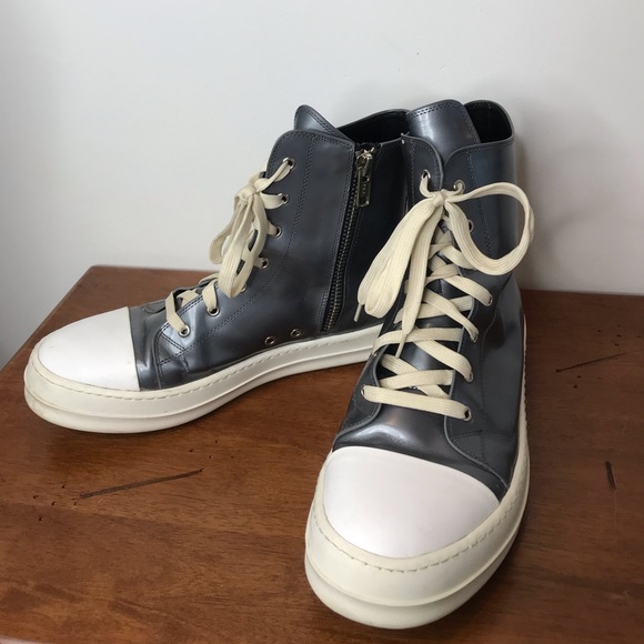 Rick Owens Metallic Ramones Trainers 